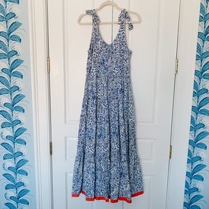 Floral printed maxi dress